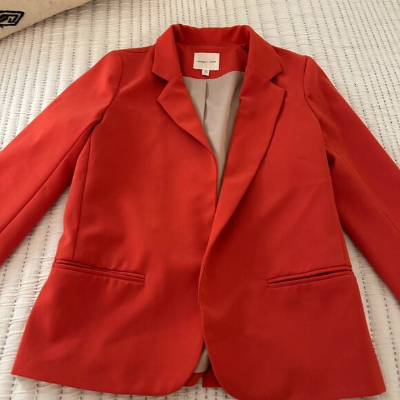 Tomato Red Lightweight Blazer - Picture 1 of 7